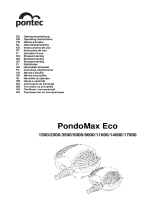 Pontec 2500 PondoMax Eco Pond Pump Manual de usuario