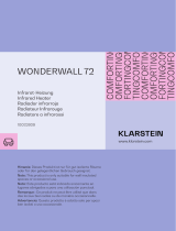 Klarstein 10032809 Wonderwall 72 Infrared Heater Manual de usuario