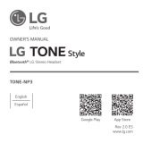 LG TONE-NP3 Manual de usuario