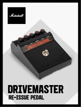 Marshall Drivemaster Re-Issue Pedal Guía del usuario