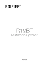 EDIFIER R19BT Multimedia Speaker Manual de usuario