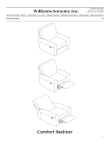 pottery barn kids Comfort Square Arm Manual Swivel Recliner Assembly Instructions