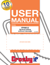 CrosbyIP IPNM10 Lifting Clamp Manual de usuario