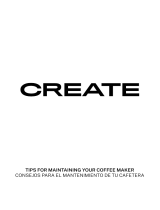 Create THERA STYLANCE PRO Automatic Espresso Coffee Machine Instrucciones de operación