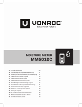 Vonroc MM501DC Moisture Meter Manual de usuario