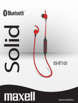 Maxell EB-BT100 Solid Bluetooth Headset Manual de usuario