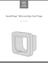 SURE petcare SUR001 SureFlap Microchip Cat Flap Guía del usuario