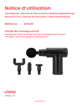 Livoo DOS200 Wireless Massage Gun Manual de usuario