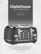 Chef-s Choice Chef s Choice TTCC4SMB13 4-Slice Toaster Manual de usuario