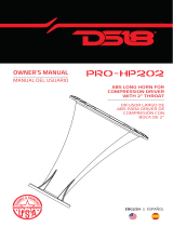 DS18PRO-HP202 ABS Long Horn for Compression Driver