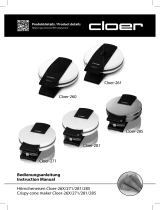 Cloer 261 Waffle Iron Manual de usuario