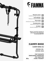 Fiamma 02096-26 Carry Bike DJ For Rear Door Manual de usuario