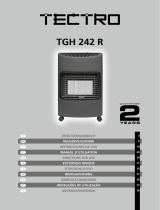 Tectro TGH 242 R Gas Room Heater Manual de usuario