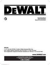 DeWalt DCS361M1 Manual de usuario