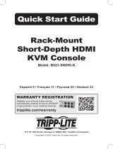 Tripp Lite TRIPP-LITE B021-SWHD-K Rack-Mount Short-Depth HDMI KVM Console Guía del usuario