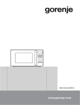 Gorenje MO28A5BH Combined Microwave Oven Manual de usuario