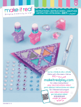 make it real 2466 Mystic Crystal Makeup Kit Instrucciones de operación