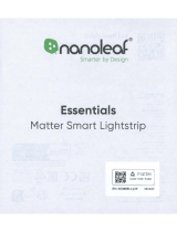 Nanoleaf 374NF032LS Essentials Matter Smart Lightstrips Instrucciones de operación