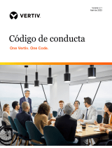 Vertiv Code of Conduct - Version 2.1 Manual de usuario