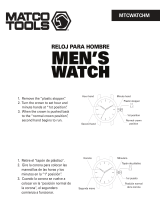 Matco Tools MTCWATCHM Hombre Men’s Watch Manual de usuario