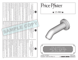 Pfister 015-900K Specification and Owner Manual