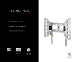 Salamander Designs FLEXO 100 Medium Tilt Wall Mount Guía de instalación