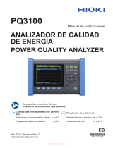 Hioki POWER QUALITY ANALYZER PQ3100 Manual de usuario