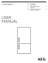 AEG SCE818E6TS Fridge Freezer Manual de usuario