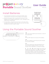 Project Nursery PNCSQ Portable Sound Soother Guía del usuario