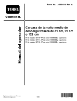 Toro 82CM (32") MS Rear Discharge Deck Manual de usuario