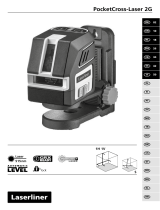 Laserliner 036.713A PocketCross-Laser 2G Manual de usuario