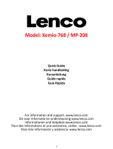 Lenco Xemio-768 MP3-MP4 Player Guía del usuario