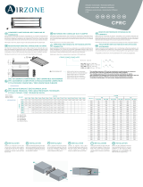 Airzone CPRC Motorized Rectangular Duct Damper Manual de usuario
