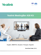 Yealink A30 MeetingBar Guía del usuario