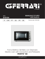 G3FERRARi G10154 ROSTO 58 Electric oven Manual de usuario