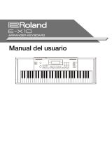 Roland E-X10 El manual del propietario