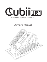 Cubii F3A2AQU Jr1 Compact Seated Elliptical El manual del propietario