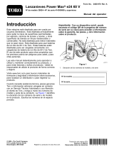 Toro Power Max e24 60V Snowthrower Manual de usuario