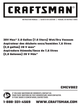Craftsman CMCV002 Wet-Dry Vacuum Manual de usuario