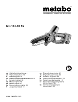 Metabo MS 18 LTX 15 Instrucciones de operación