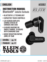Klein Tools AESEB2 ELITE Bluetooth Jobsite Earbuds Manual de usuario