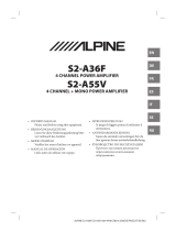 Alpine S2-A36F El manual del propietario