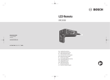 Bosch BRC3600 LED Remote Control Unit Manual de usuario