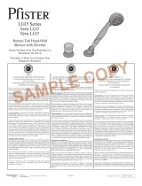 Pfister LG15-407C Specification and Owner Manual