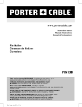 Porter Cable PIN138 Manual de usuario