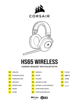 Corsair HS65 Wireless Gaming Headset Manual de usuario