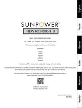 SunPower SPR-E Series Semi Flexible Solar Panel PV Modules Manual de usuario