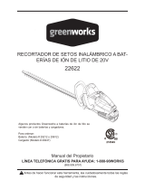 Greenworks 22622 El manual del propietario