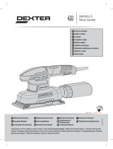 Dexter 200SHS2.5 Corded Orbital Sander Manual de usuario