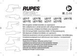 Rupes LE71TE Mini Orbital-Random Orbital Sanders Manual de usuario